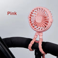 Portable Clip Fan Mini Stroller Fan USB Rechargeable Baby Stroller Octopus Fan 360° Rotate Outdoor Tripod Fan Small Clip Fan