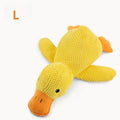 Dog Calming Duck, 2025 Yellow Duck Dog Toy, The Mellow Ducks Calming Pillow, Dogs Ducks Toy with Quacking Sound for Indoor Dogs