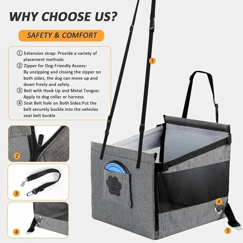 The RoamSecure Pet Car Seat