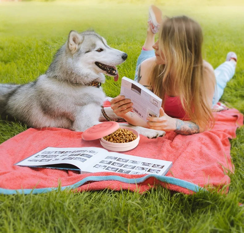 The RoamFeeder 2-in-1 Travel Bowl