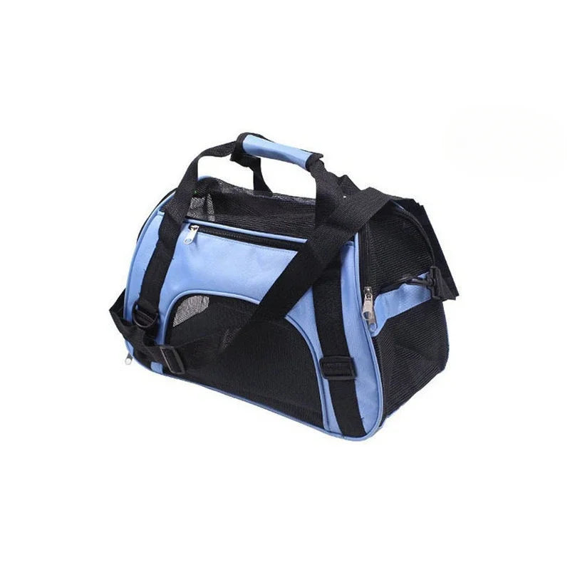 Cat Bags Portable Dog Carrier Bag Mesh Breathable Foldable Cats Carrier Bag Travel Breathable Transport Handbag