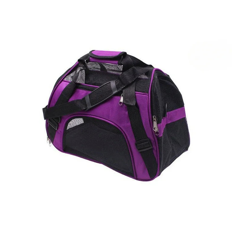 Cat Bags Portable Dog Carrier Bag Mesh Breathable Foldable Cats Carrier Bag Travel Breathable Transport Handbag